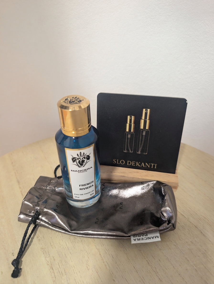 Mancera French Riviera – Prazna flaška 60ml (z orginal vrečko)
