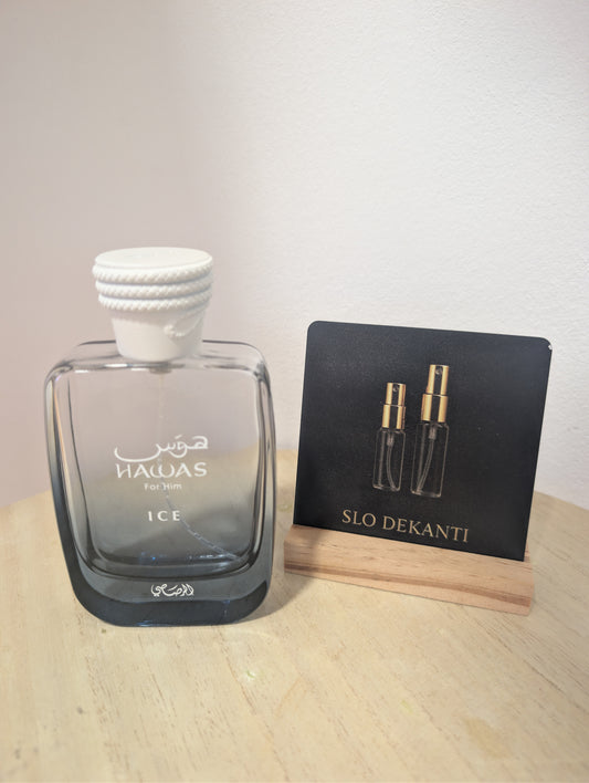 Hawas Ice Rasasi – Prazna flaška 100ml (brez embalaže)