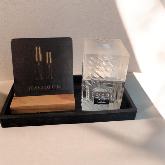 Khamrah Waha Lattafa Perfumes – Prazna flaška 100ml (brez embalaže)
