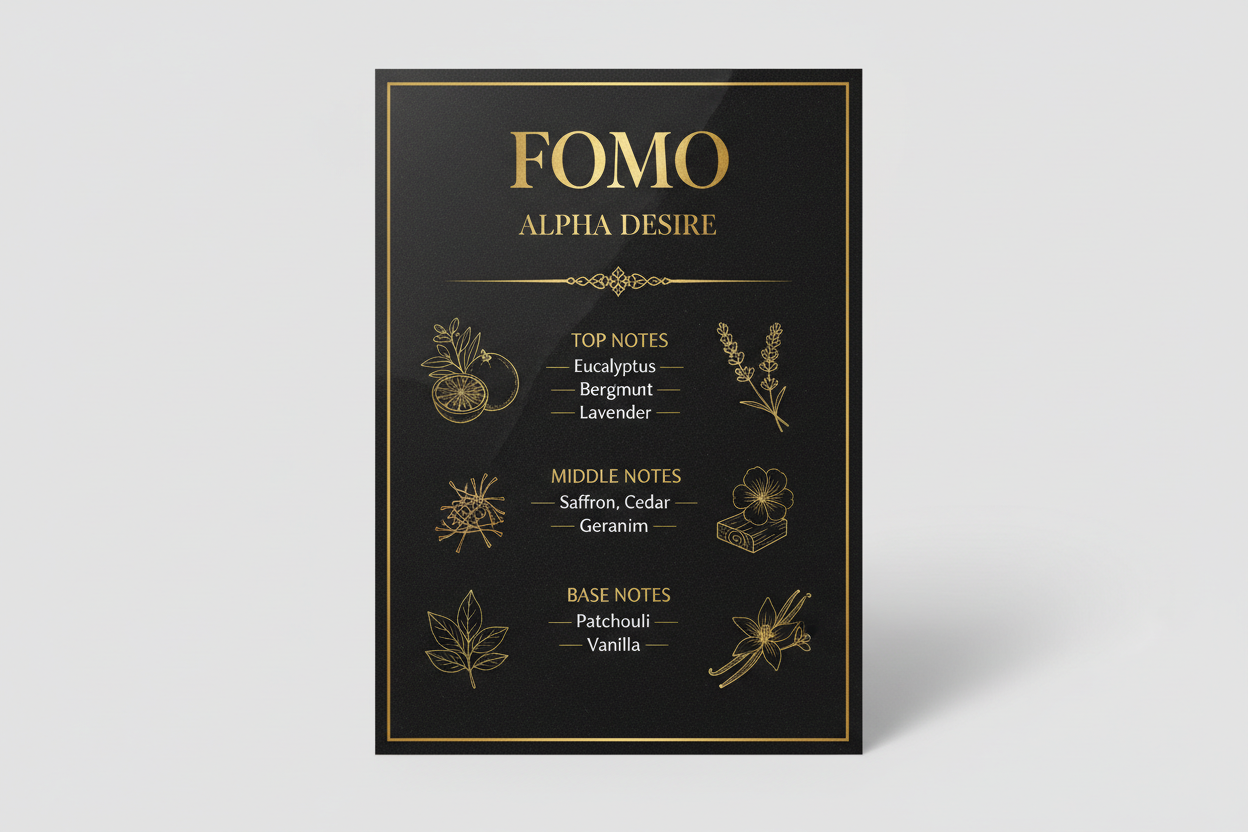 Alpha Desire FOMO – Note dišave