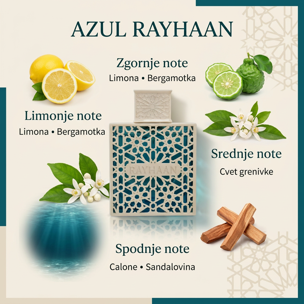 Azul Rayhaan z vonjnimi notami