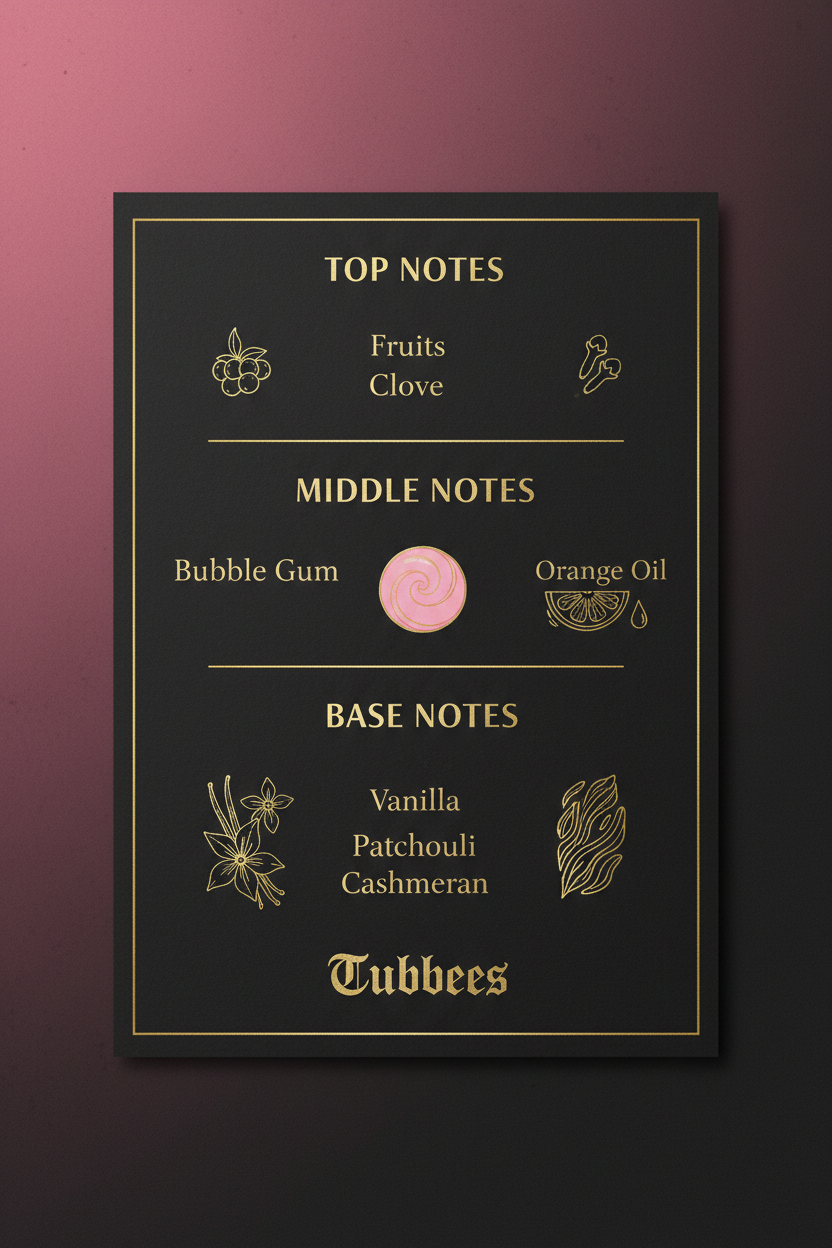 Bubble Gum Tubbees - Note Parfuma