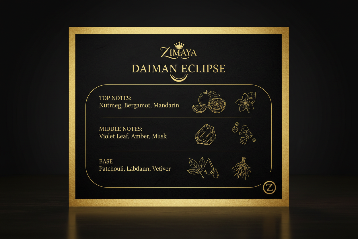 Daiman Eclipse Zimaya – Note dišave