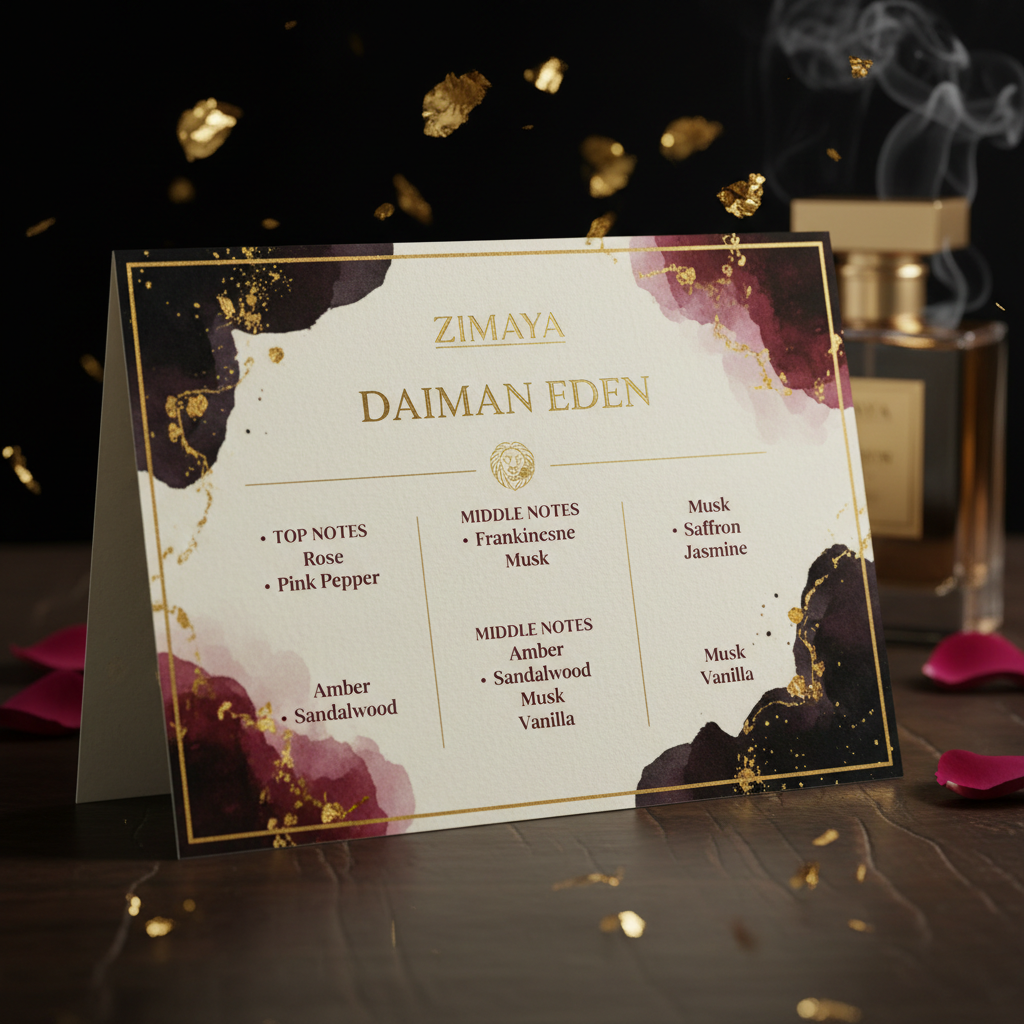 Daiman Eden – Note dišave
