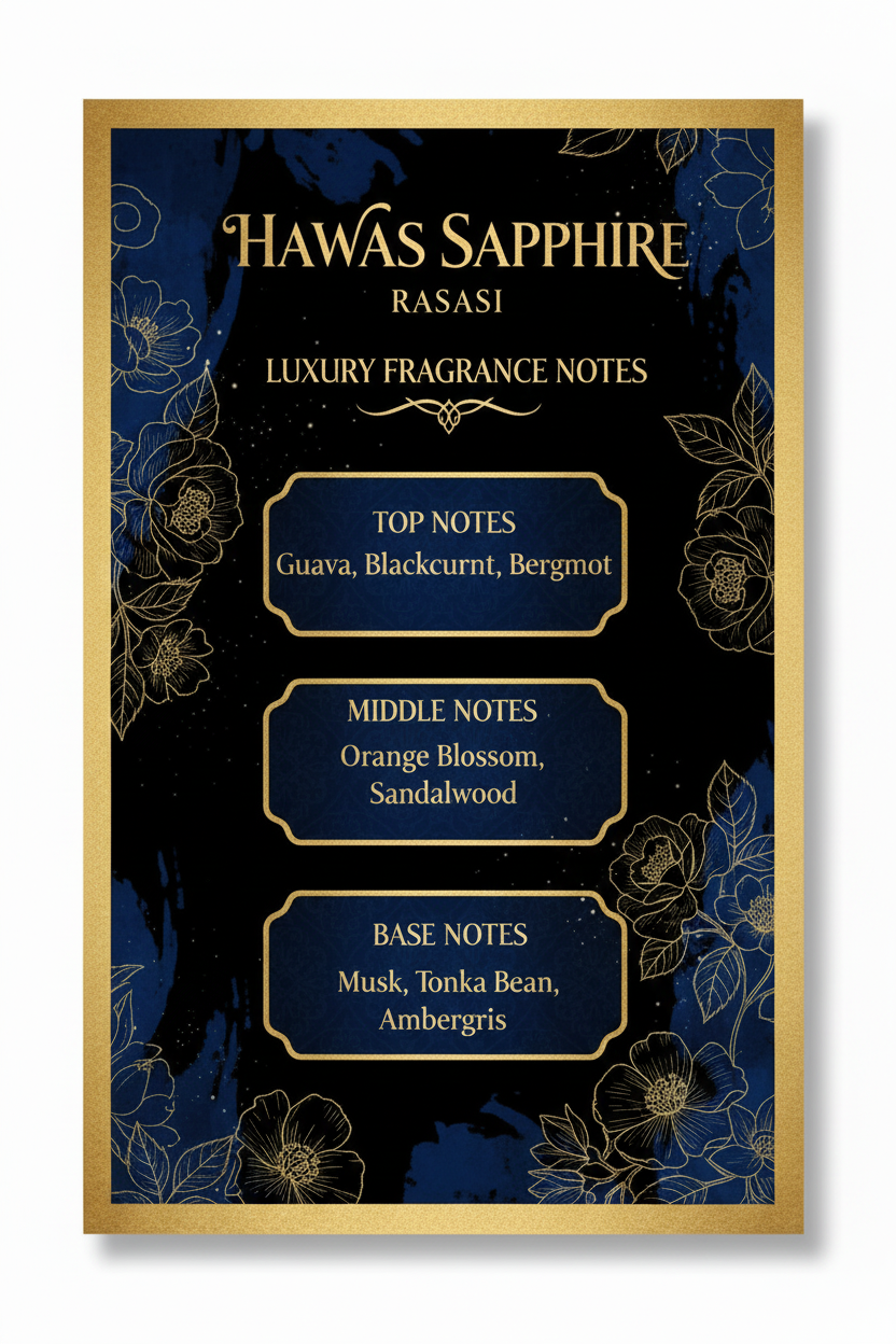 Hawas Sapphire – nota infografika