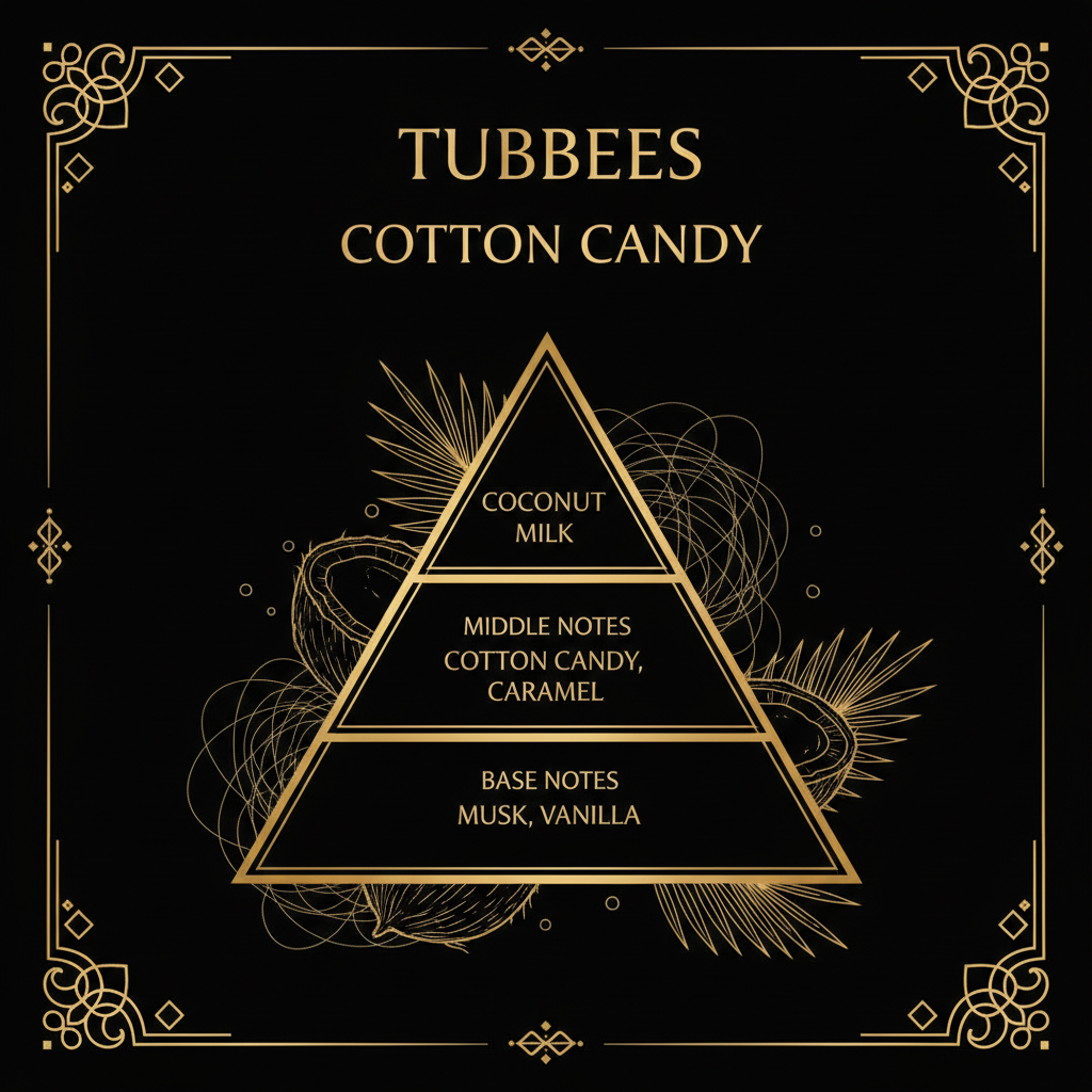 Cotton Candy Tubbees note pyramid