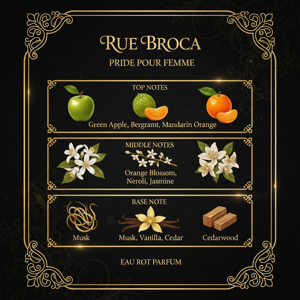 Pride Pour Femme Rue Broca note pyramid