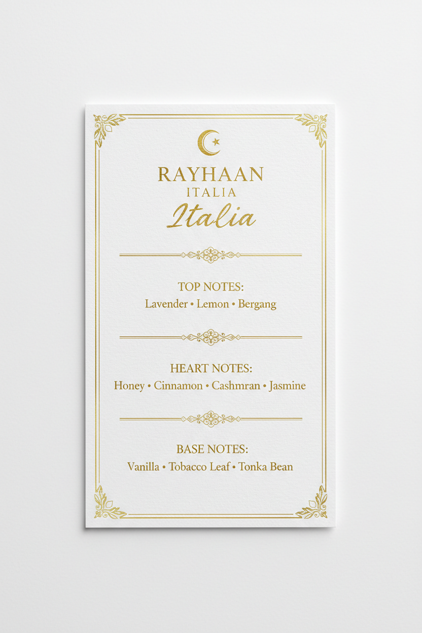 Italia Rayhaan – Note piramida