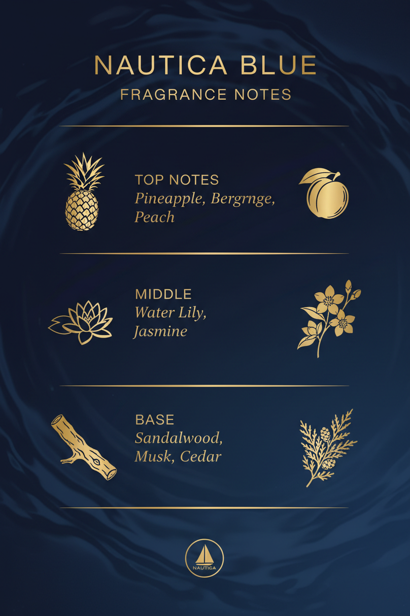 Nautica Blue – Note dišave