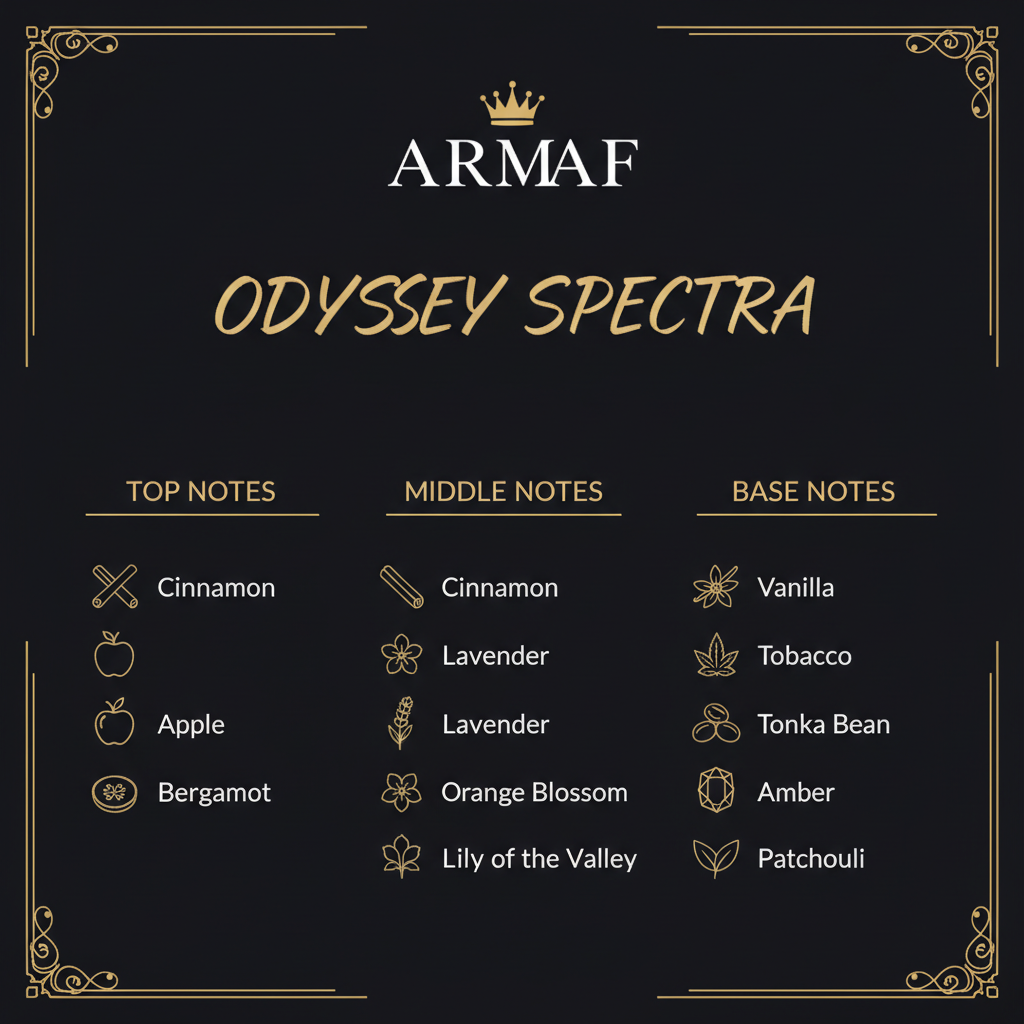 Odyssey Spectra – Note parfuma