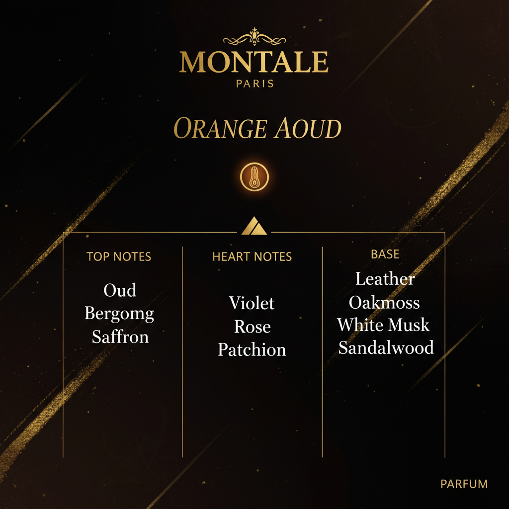 Orange Aoud Montale – Note Card