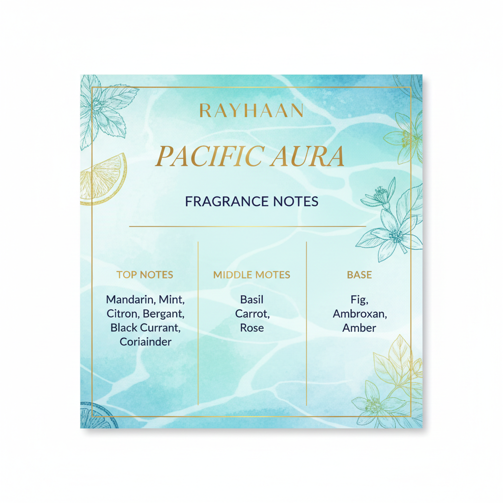 Pacific Aura – Note dišave
