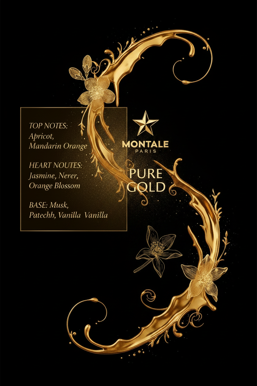 Pure Gold Montale – Note dišave brez flaške