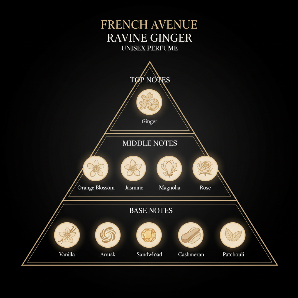 Ravine Ginger French Avenue – Note piramida