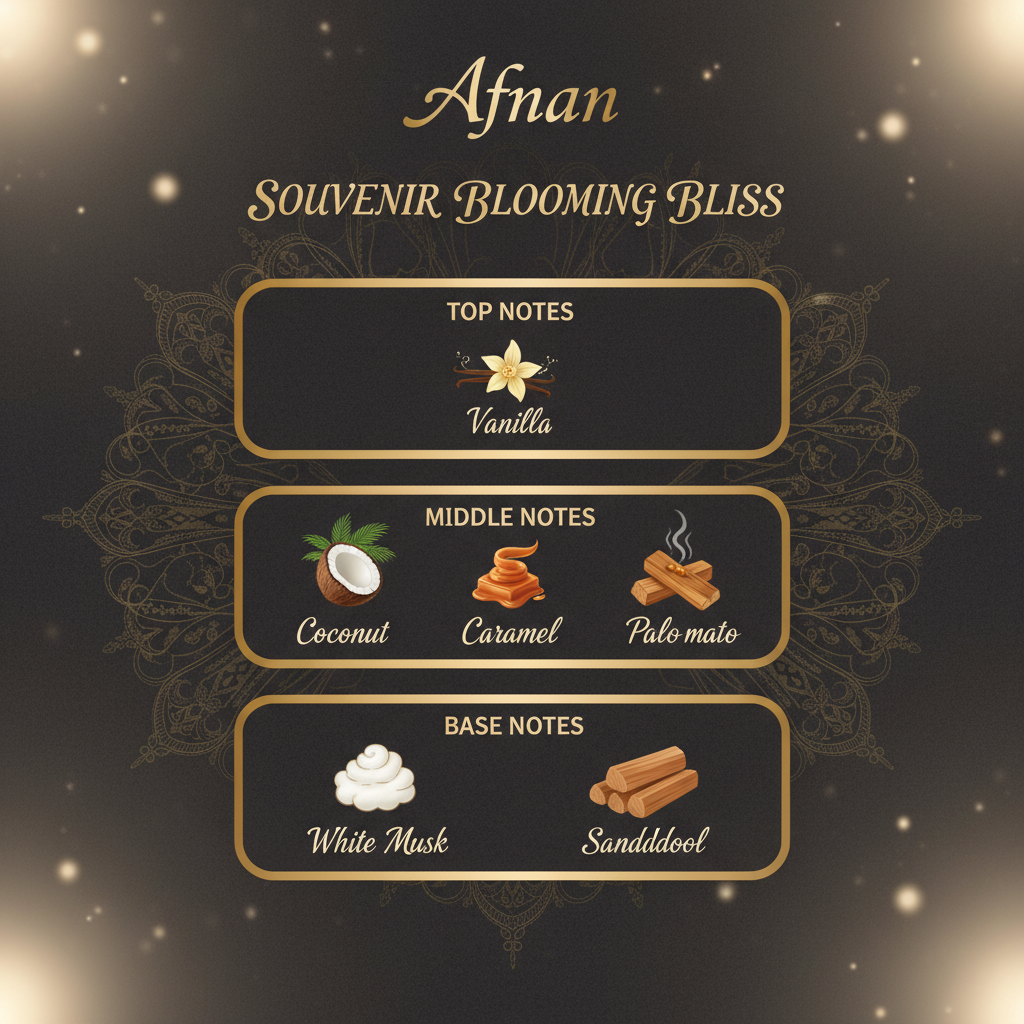 Souvenir Blooming Bliss – Note z ilustracijami