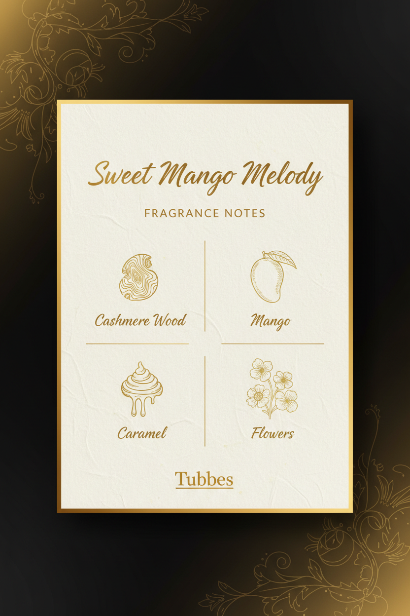 Sweet Mango Melody Tubbees - Note Parfuma