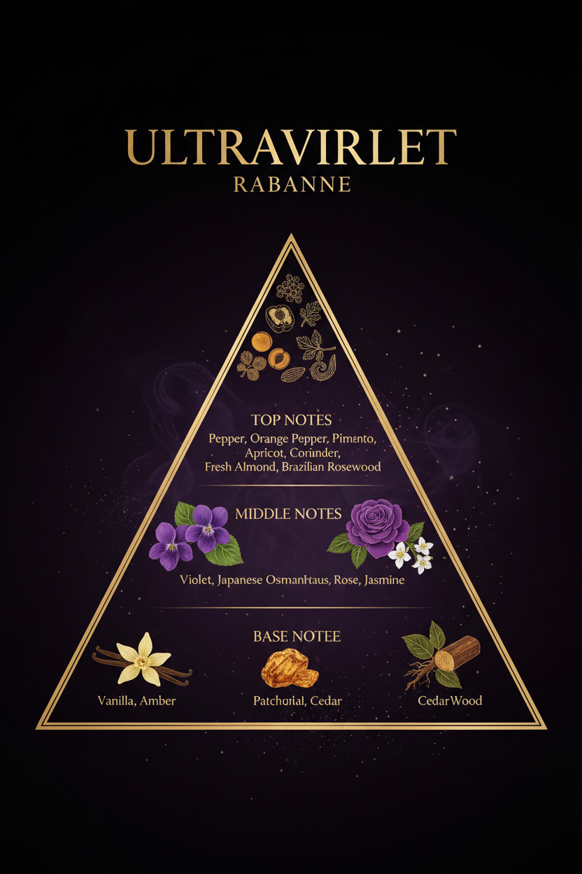 Ultraviolet Rabanne – Note Piramida