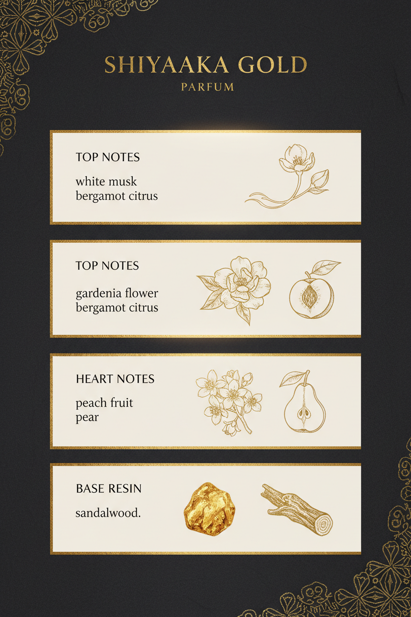 Vonjalne note - Shiyaaka Gold Khadlaj